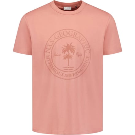 T-shirt met ronde hals en korte mouwen met print