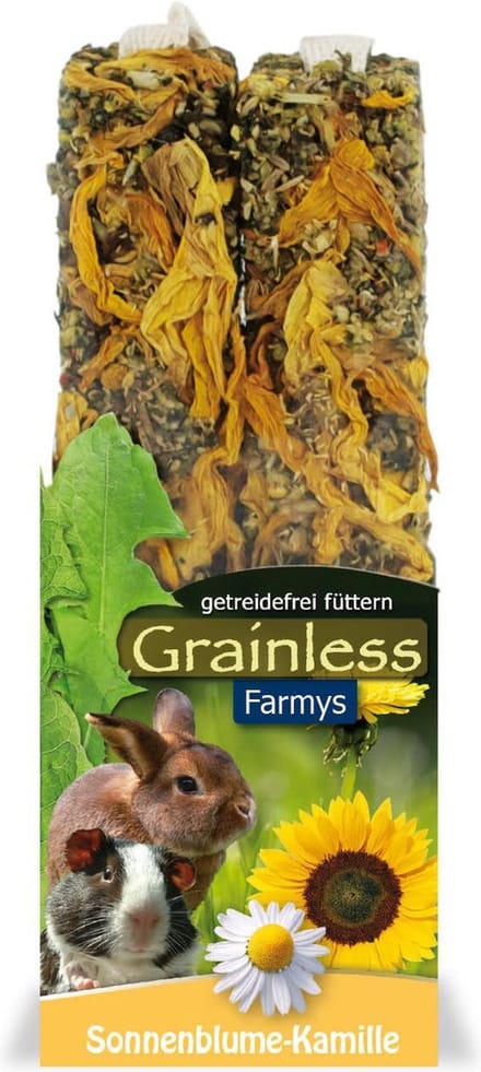 JR Farm Knabbelstick Zonnebloem Kamille 140g