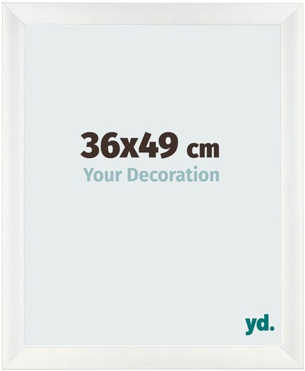Your Decoration - Fotolijst 36x49 cm - MDF - Wit Geveegd - Pisa