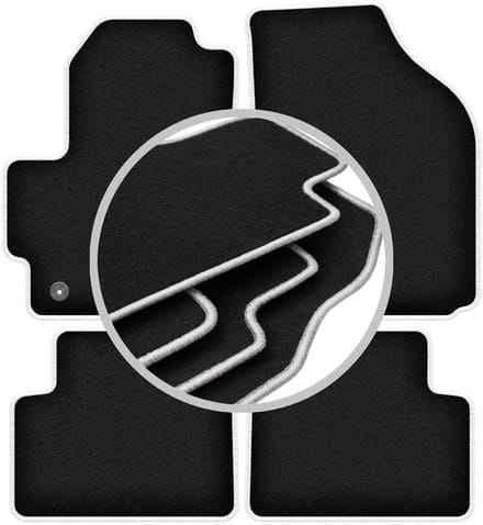 CARLUX-SILVER automatten voor: Chevrolet Matiz hatchback (2004-2009)