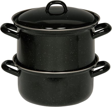 RONN® Stoompot - Snelkookpan - Stoompan - Zwart - ‎28cm x 18cm x 10cm
