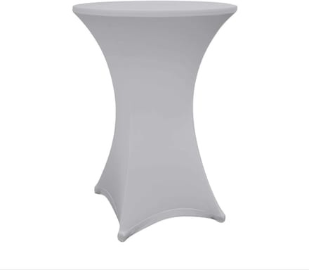 Statafelhoezen Set - Stretch Covers - Feestelijke Decoratie - Oeko-Tex Certificaat - 80-85 cm Diameter