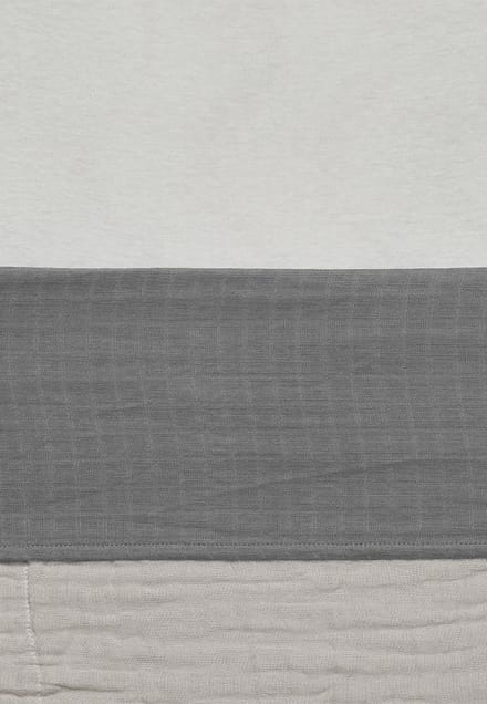 Jollein Baby Laken Ledikant 120x150cm Wrinkled - Storm Grey