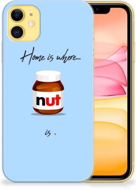 Apple iPhone 11 Siliconen Case Nut Home