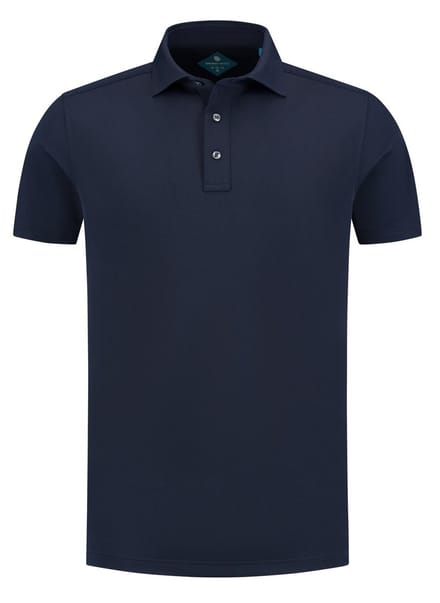 District Indigo - Polo Korte mouw - Heren - M - Blauw - Polyester - 7.41.400.780