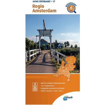 Fietskaart Regio Amsterdam 1:66.666 - Anwb Fietskaart - ANWB