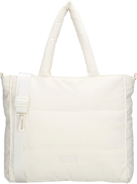 Beagles Calvia Shopper - Hand & Schoudertas - Soft Puffer - Dames Tas - Tote Bag - Dames Tas - Wit