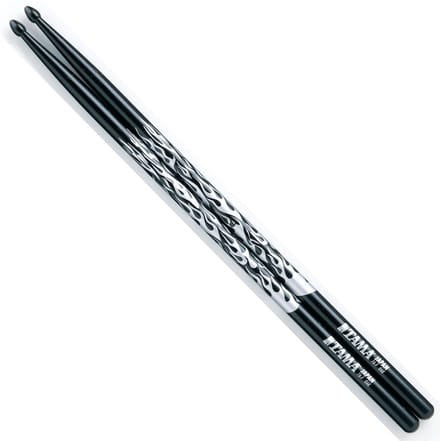 Tama Rhythmic Fire Sticks O5A-F-BS, zwart met zilverenm Muster - Drumstok
