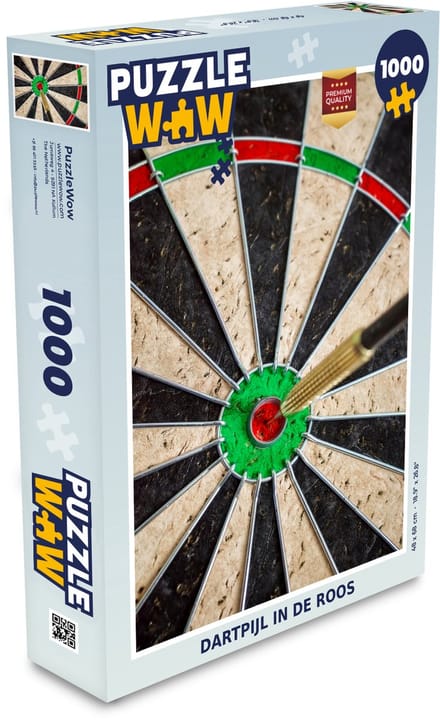 Puzzel Dartpijl in de roos - Legpuzzel - Puzzel 1000 stukjes volwassenen