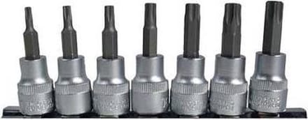 BGS Dopsleutelbitset 3/8 Torx T15 - T50, 7 delig