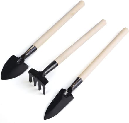 QUVIO Mini tuingereedschap / Tuinsetje / Tuingereedschap / Kweekset gereedschap - Set van 3