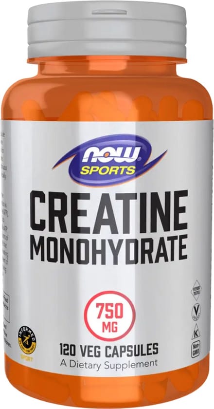 Creatine Monohydraat 750mg Now Foods 120caps
