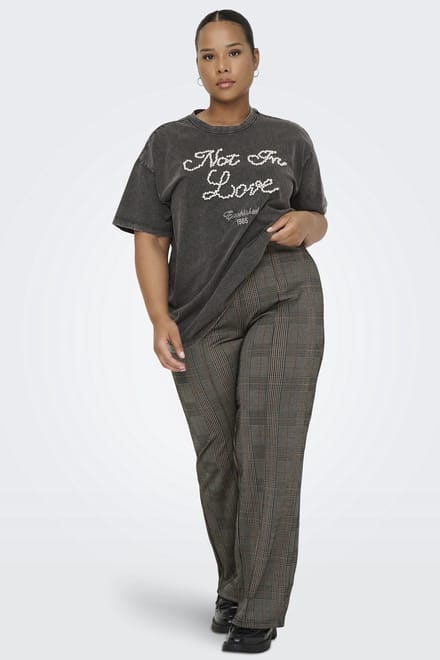 ONLY CARMAKOMA - CARFINE LONG FLARED PANTS JRS - Dames - Leggings