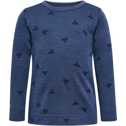 Baby T-shirt met lange mouwen Hummel Mini Wool