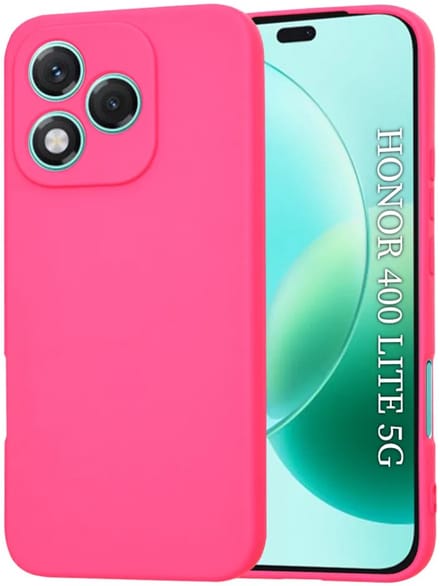 Hoesje geschikt voor HONOR 400 Lite - Techsuit Soft Flex Silicone Back Cover - Hot Pink