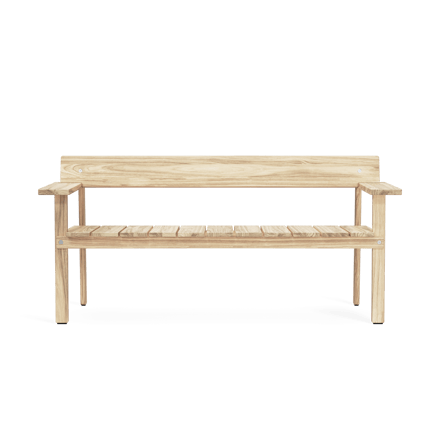 Carl Hansen & Søn - Timbur tuinbank - bruin
