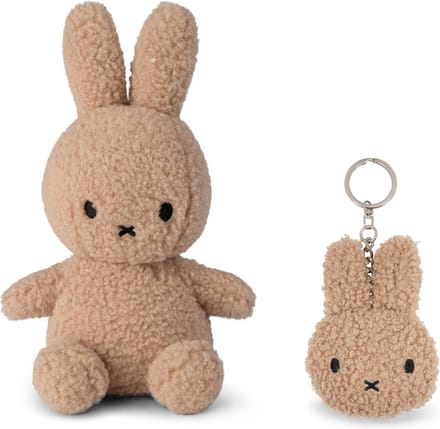Nijntje Teddy Beige Bundel - knuffel en sleutelhanger