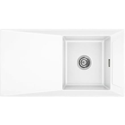 Systemceram Keradomo Siro 90 inset sink with eccentric actuation, without tap hole 506902-12