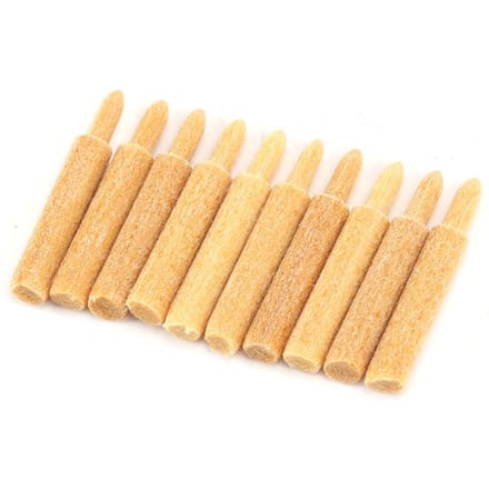 10 stuks Pen Plating Tips Vervangingsaccessoire Galvaniseren Sieraden Maken Gereedschap(A‑6 ) beige