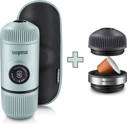 Wacaco - Nanopresso - Artic Blue - Nanopresso NS adapter - Combi Set Variant