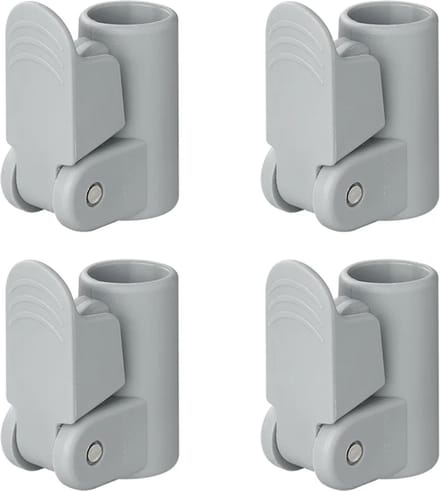ProPlus Buisklemmen voor tentstokken - snelsluiting - set van 4 - 25-28 mm