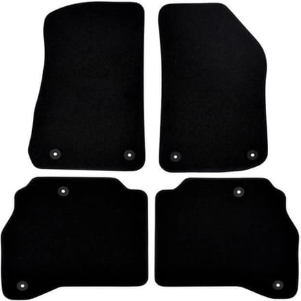Tapis de sol - Jeep - Gladiator - Noir - 4 pièces - Renforcé sous les pédales