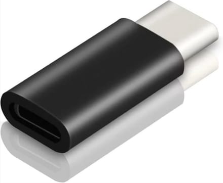 CHPN - Lightning naar USB-C - USB-C Type-C Mannelijke-naar-Vrouwelijke Lightning - Adapter - Converter - Zwart