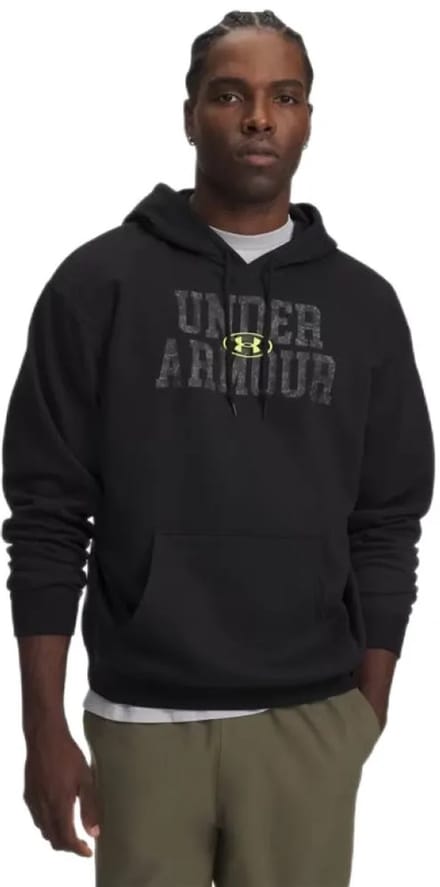 Under Armour Rival Fleece Camo Fill Hoodie Zwart S / Regular Man