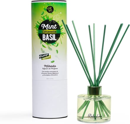 Boles d'olor - GEURSTOKJES - Mint, Citronella & Basilicum