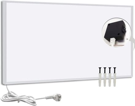 Wandverwarming - Elektrische verwarming - Snelle verwarming - Energiezuinig - 600 x 1200mm - Wit