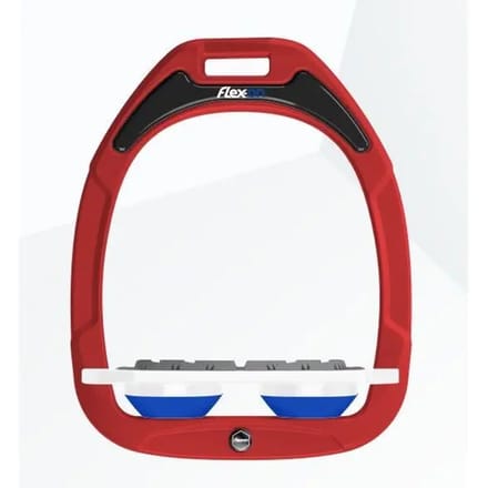 Platte Grip Laarzen Rood/Wit/Blauw Flex-On Green Composite