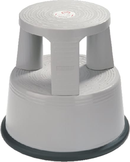 DESQ® opstapkruk - Grijs - Kunststof - Hoogte 42,6 cm