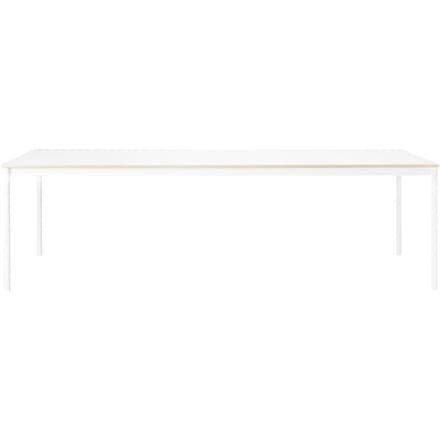 Muuto - Base tafel - wit laminaat - wit - multiplexrand - XL