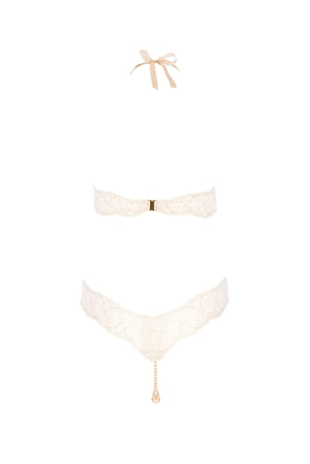 Bracli | Sydney Dubbele Body Ivoor | Luxe Lingerie Body Maat L