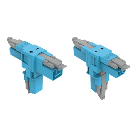 Wago T Verdeelconnector 2 Polig Blauw - 890-1620