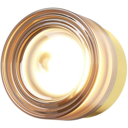 Maytoni OLO LED wandlamp, messing/amber glad, Ø 13 cm, CCT