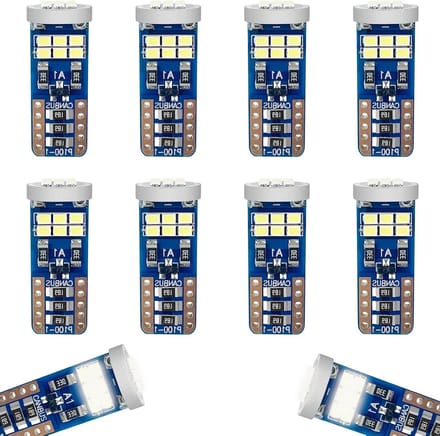 Binnenverlichting - Interieurverlichting Lamp - Auto Verlichten - Universele pasvorm - 10 stuks - Wit