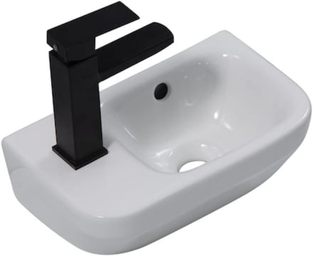 Zara 36 links - Glans wit - Toiletfontein