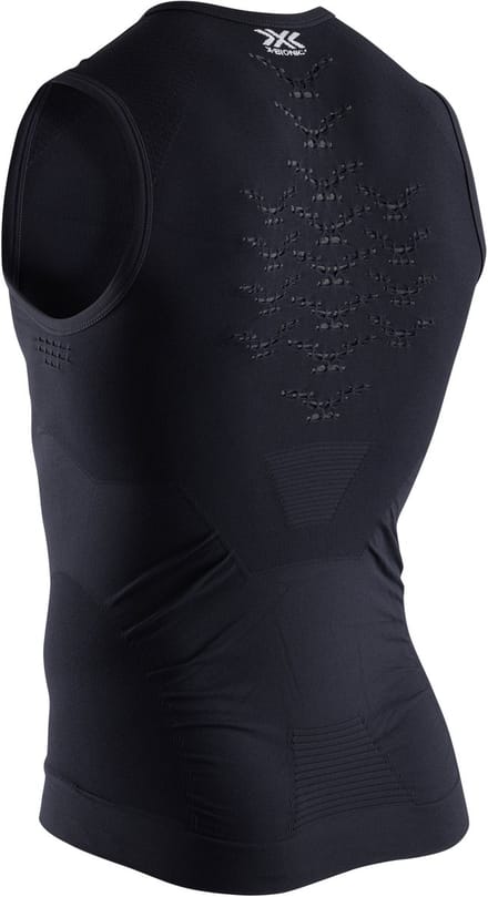 X-Bionic Energizer 4.0 Heren Singlet Light - Opal Black/Arctic White - Maat L