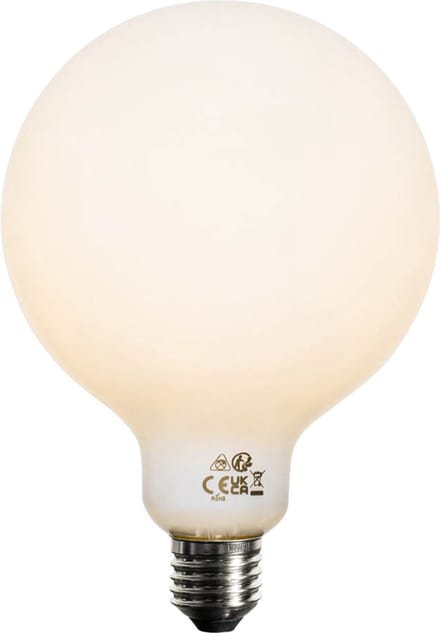 LUEDD E27 dimbare LED lamp opaal G125 5W 450 lm 2700K