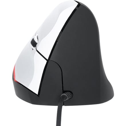 Souris filaire verticale ergonomique optique 3 touches souris de bureau de jeu pour PC/ordinateur portable noir noir