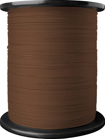 Ariadna Hektor 1,0 mm gewaxt polyestergaren - 750 m bruin