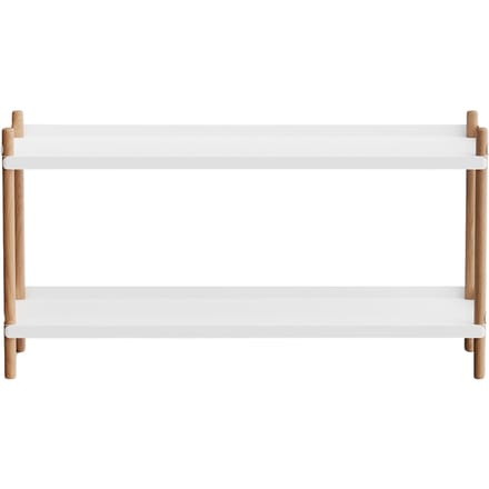 NINE BOLT Rek 100 x 53 cm - oak white