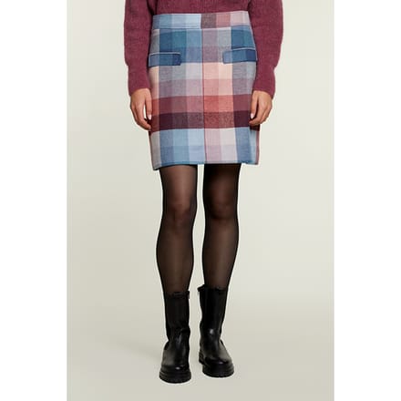 River Woods Multi Checked Short Skirt Maat: 40 | Mini Rokken Outlet | Dames
