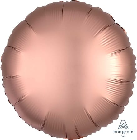 Amscan - Folieballon Satin Luxe Rose Copper Rond, 43cm