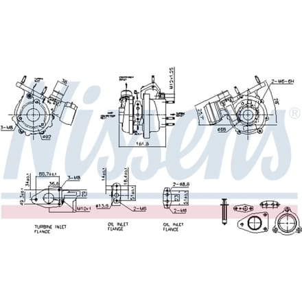 Supercharger, drukvulling NISSENS 93436