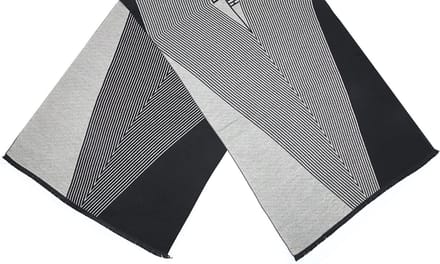 Cwi - Sjaal - Dames - 180 X 63 Cm - Grijs/zwart