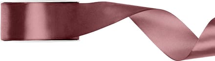 PartyDeco Satijn lint 38mm breed donker dusty roze - 25 meter ribbon