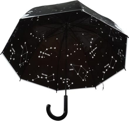 Esschert Design Paraplu Sterrenhemel Auto 81 Cm Polyester Zwart