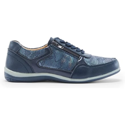 Dames veterschoenen met rits Pédiconfort